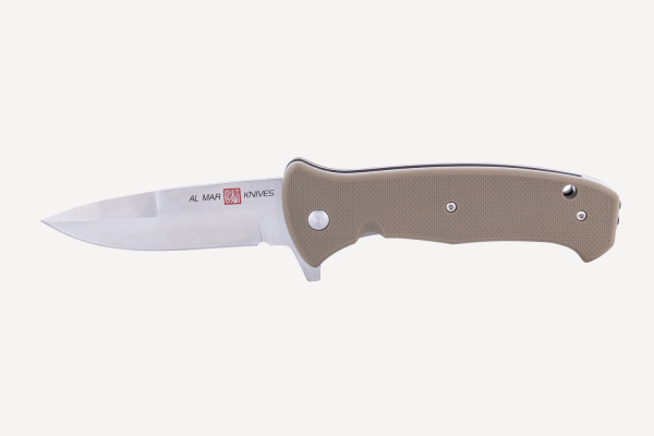 Нож складной AL MAR S.E.R.E. 2020 G 3,6" Tradition (Coyote G10; клинок: сталь D2)